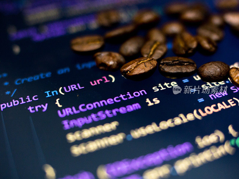 java代码上的咖啡豆
