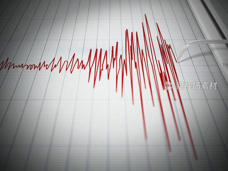 记录地震活动的地震仪