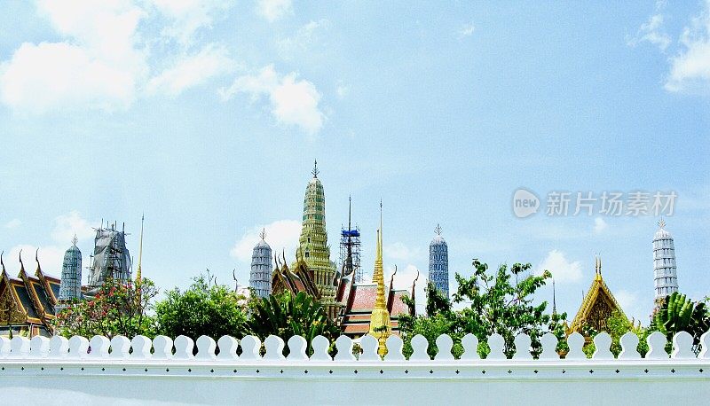 泰国曼谷的玉庙和大皇宫