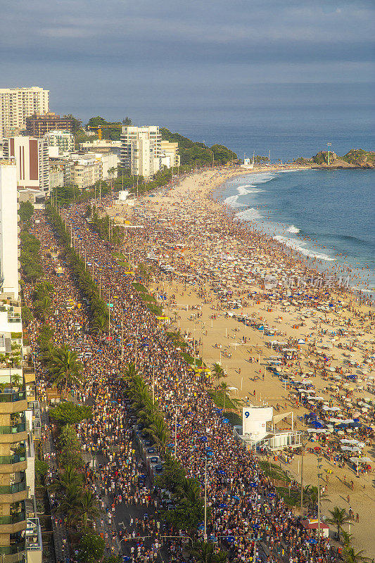 里约热内卢的街头狂欢节
