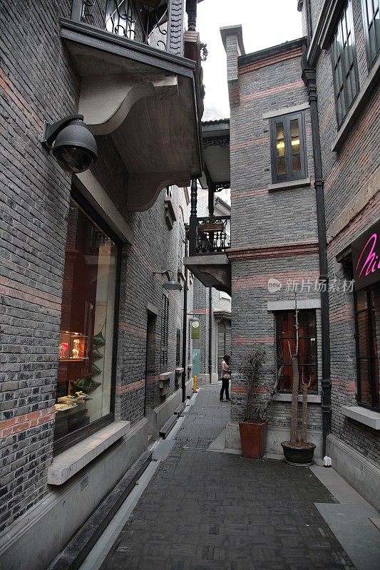 上海新天地中国窄巷