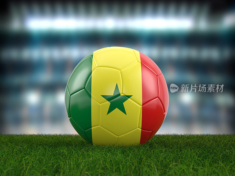 足球塞内加尔国旗