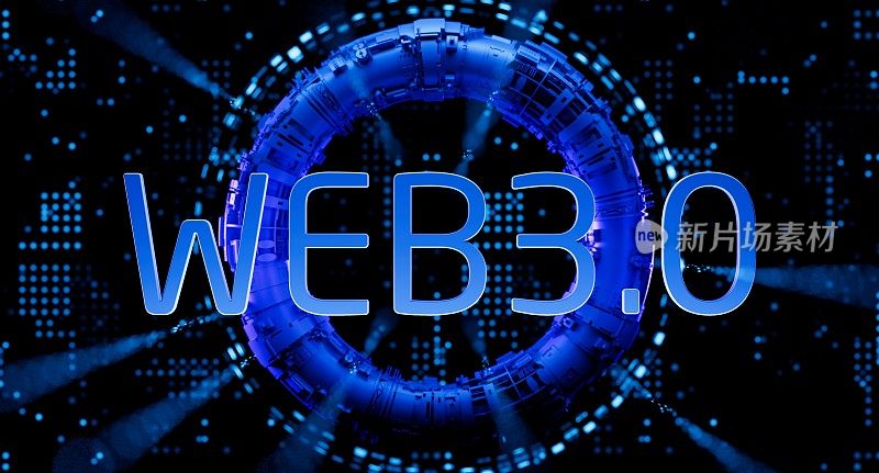 WEB3下一代万维网区块链技术具有去中心化信息、分布式社交网络