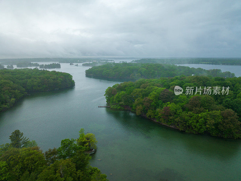 千岛群岛纽约州和加拿大安大略省