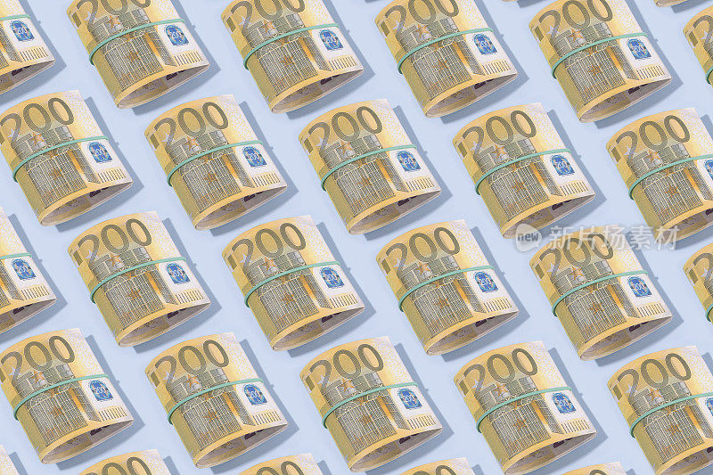 一卷200欧元钞票