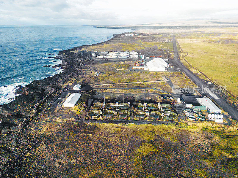 冰岛海边的污水处理厂
