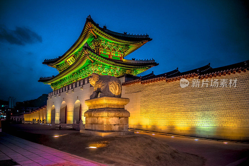 朝鲜皇宫的正门