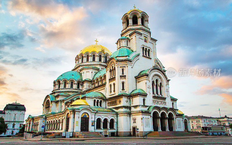 保加利亚索菲亚的圣亚历山大涅夫斯基大教堂