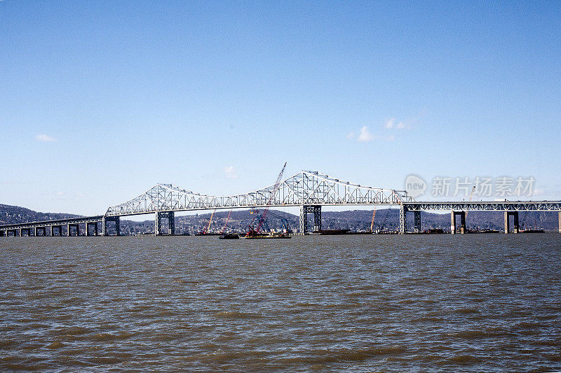 塔潘Zee桥-新纽约大桥正在建设中