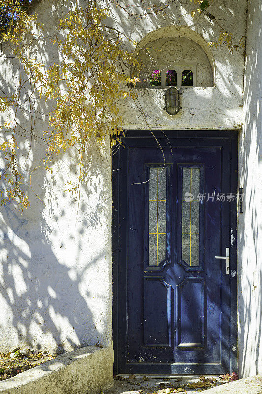 蓝色门，米科诺斯，希腊