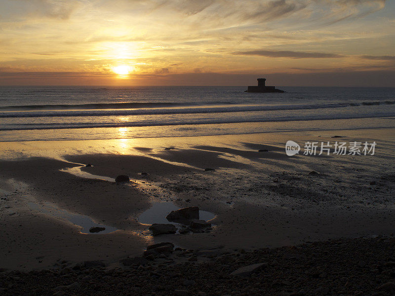 英国泽西岛圣图安湾