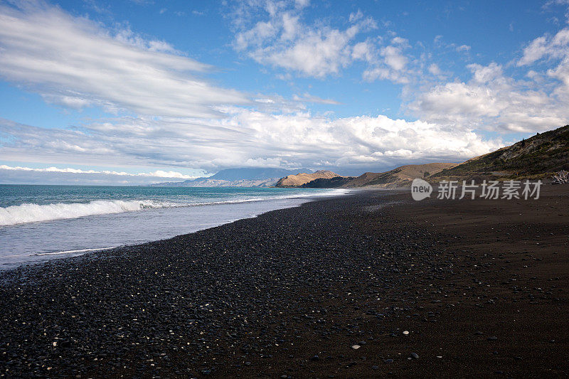 新西兰的海滩