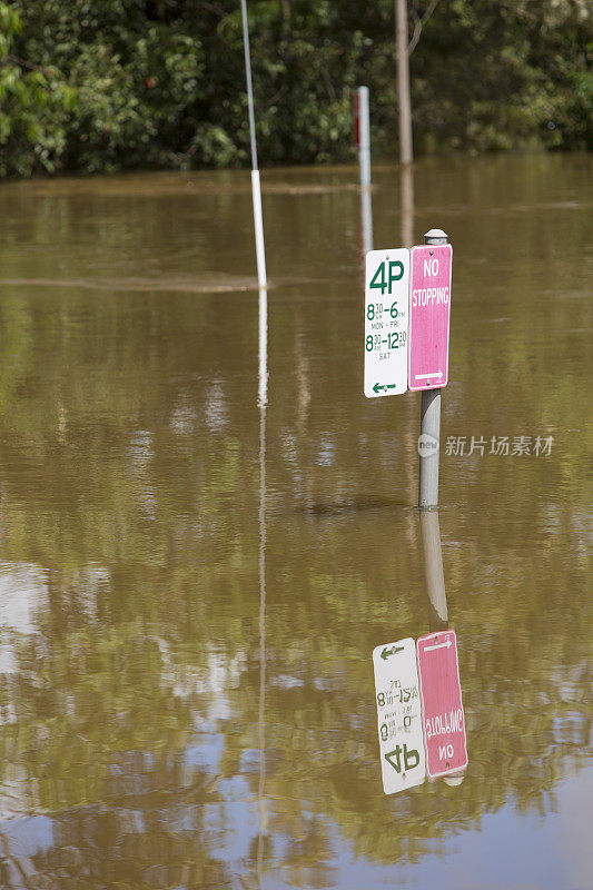 洪水路标