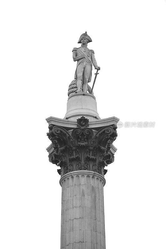 伦敦特拉法加广场纳尔逊勋爵的雕像