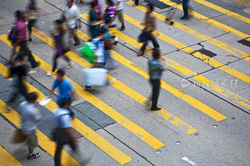 中国香港的街道