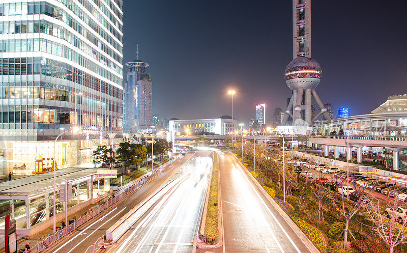 上海陆家嘴夜景