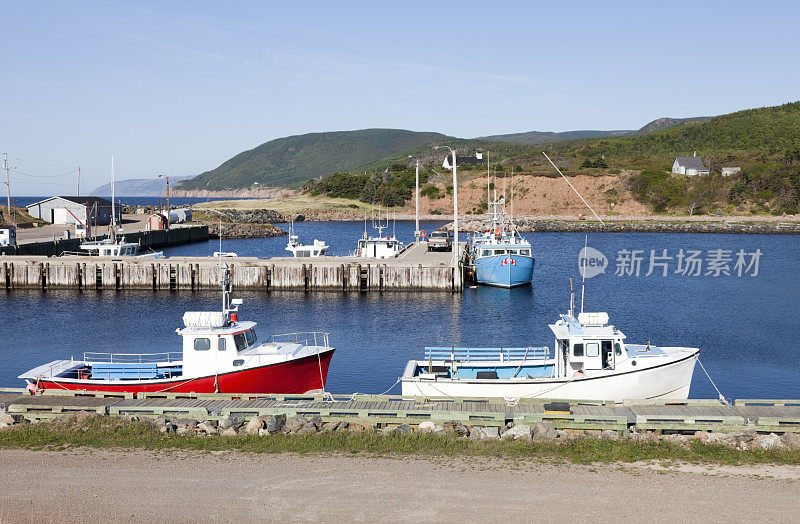 龙虾及渔船