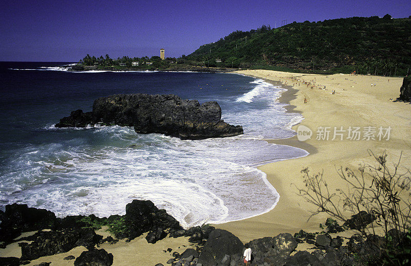 美国夏威夷瓦胡岛，北岸威美亚湾。