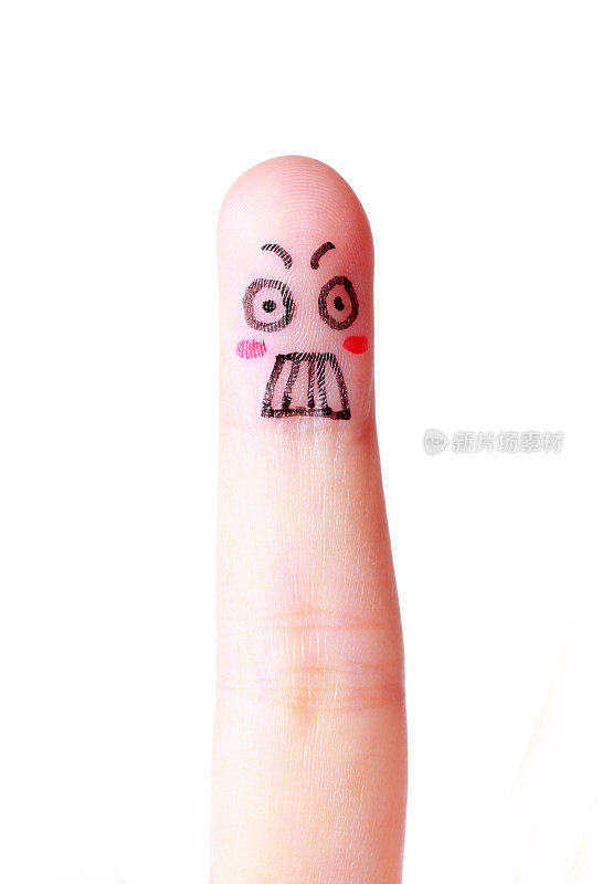 可爱的小手指脸
