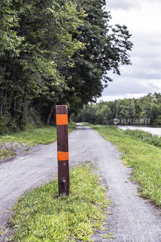 伊利运河自行车步道路标