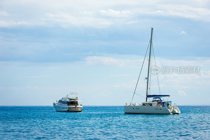 美丽的海景。迷人的海景。西西里。意大利。