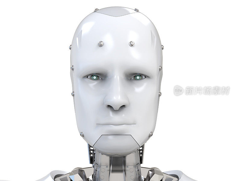 半机械人脸或机器人脸