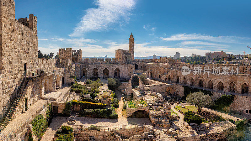 耶路撒冷老城的大卫塔