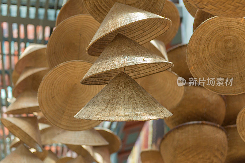 越南的草帽或锥形越南帽