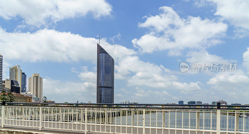 布里斯班的城市街景。