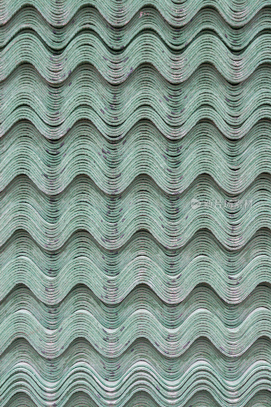 建筑材料板材卷曲绿色