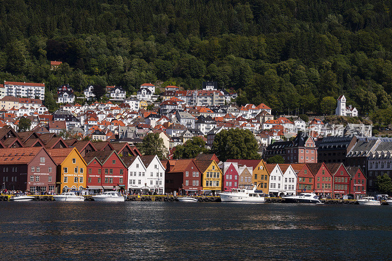 挪威卑尔根的Bryggen