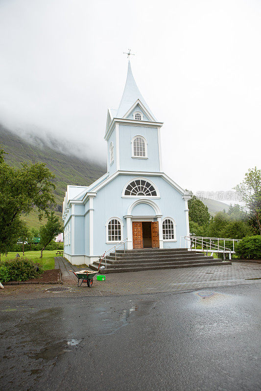 冰岛Seydisfjordur教堂