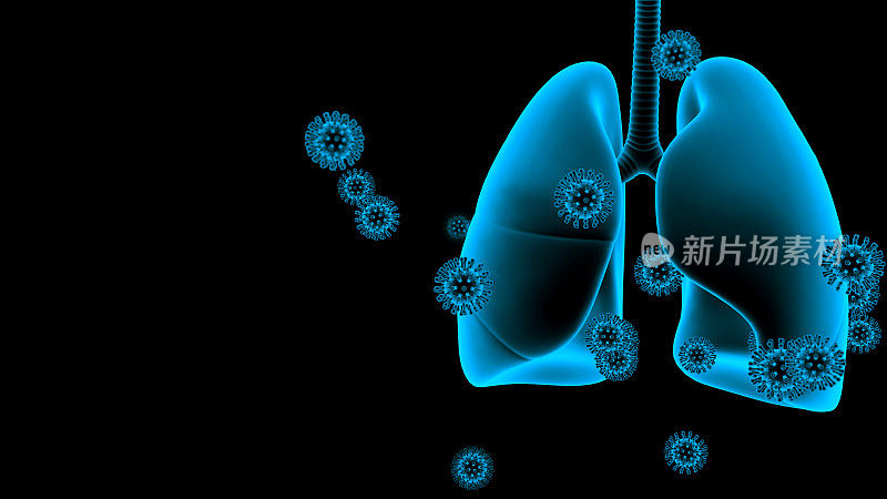 冠状病毒对肺部