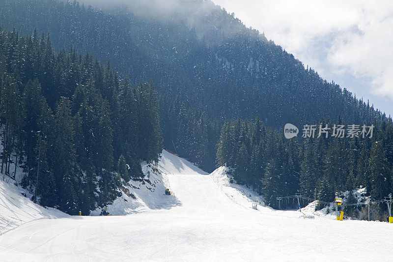 冬季滑雪胜地