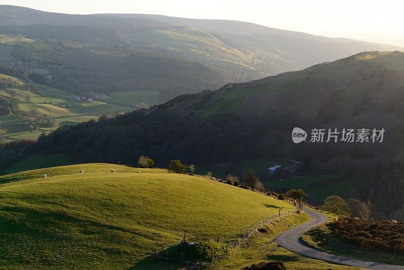 迪谷从兰提西利奥山景观