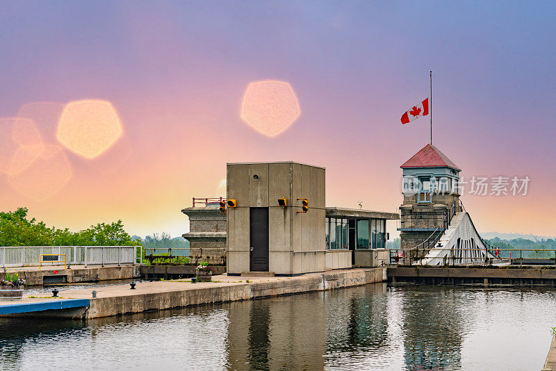 彼得伯勒升降船闸国家历史遗址，特伦特-塞文水道，船闸21，彼得伯勒，加拿大