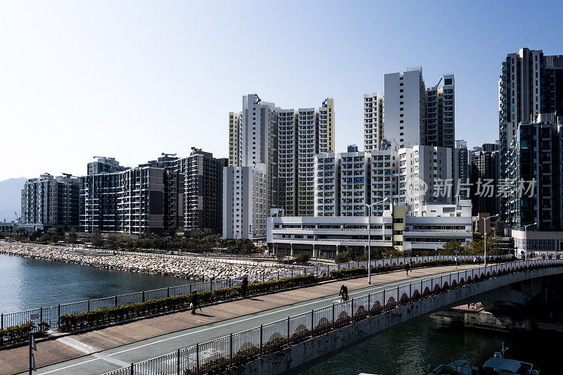 位于香港将军澳的高层住宅大厦