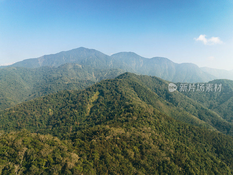 台湾玉山玉山鸟瞰图