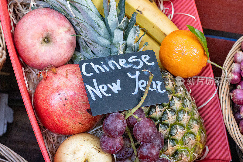 伦敦南华克的博罗市场的中国新年