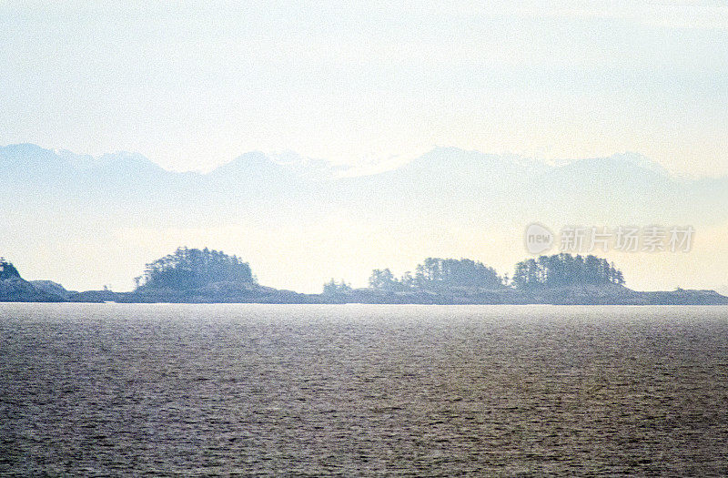 一位阿拉斯加Coastline