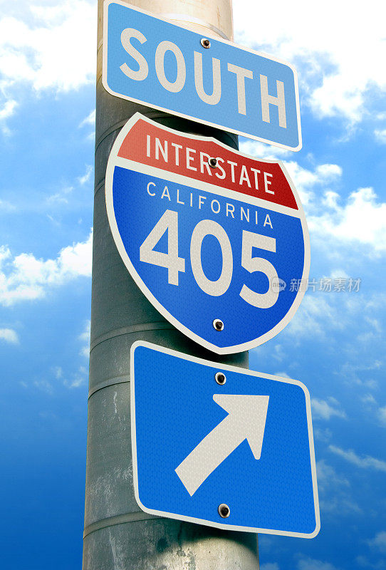 405州际公路路标:圣地亚哥高速公路