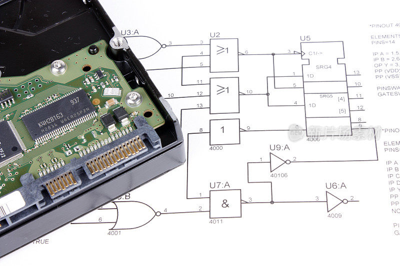 硬盘和原理图