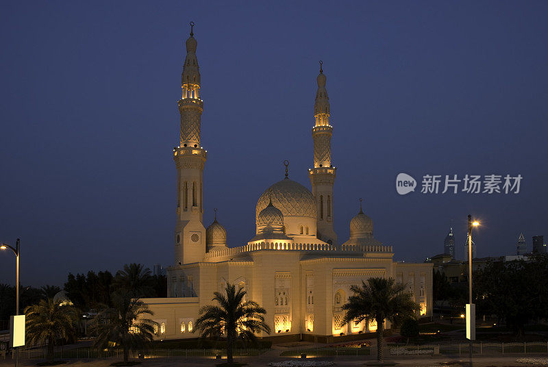 清真寺，迪拜，阿联酋