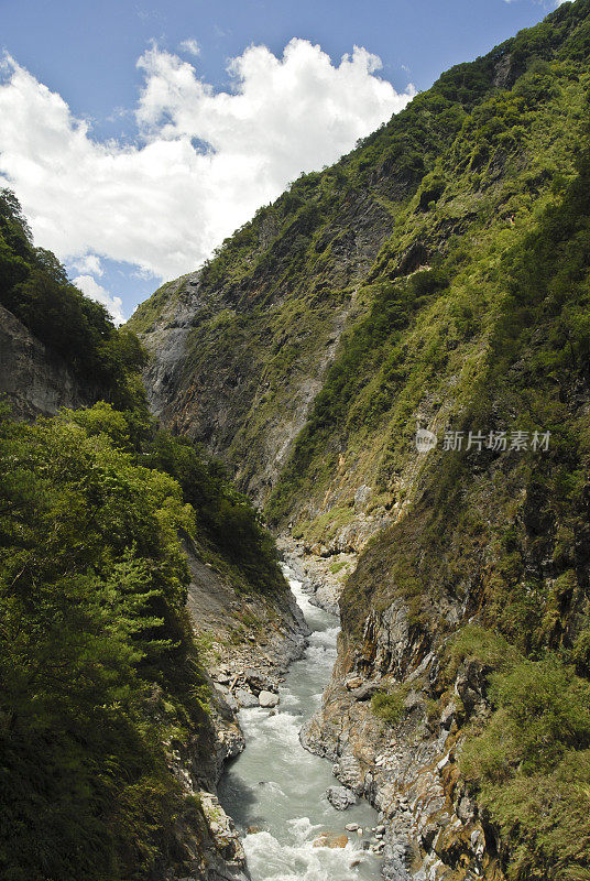 一号峡谷河流