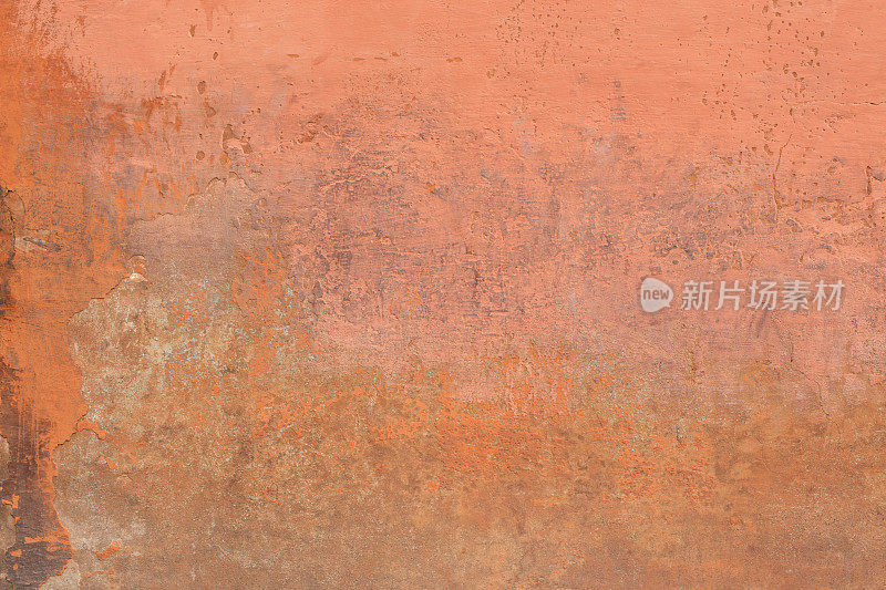 桃色罗马墙纹理背景，罗马意大利