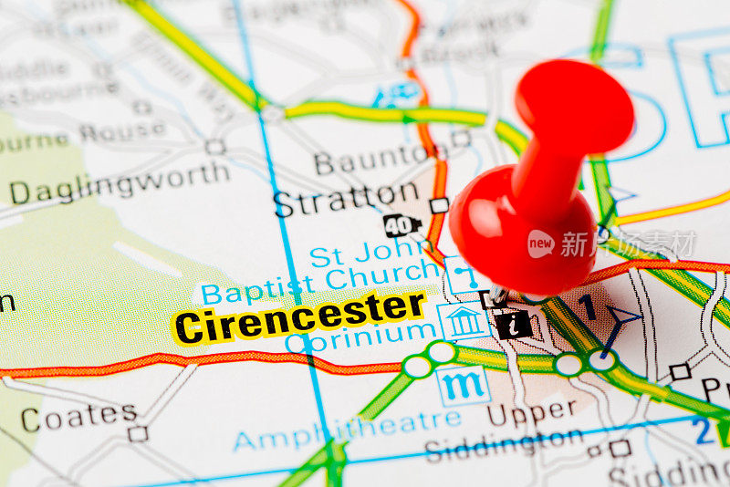 英国首都城市地图系列:赛伦塞斯特