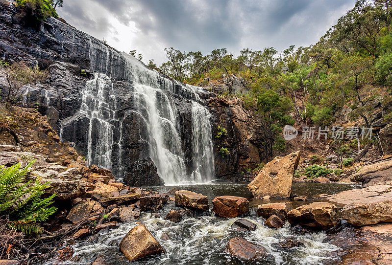 麦肯齐瀑布，格兰扁斯国家公园，澳大利亚