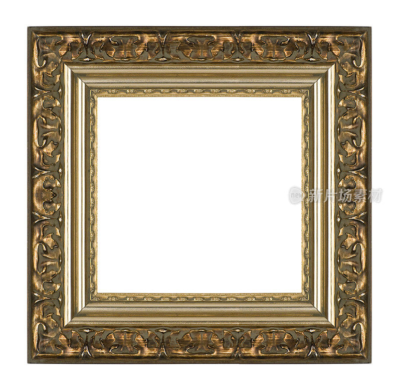 框架系列-方形青铜和黄金