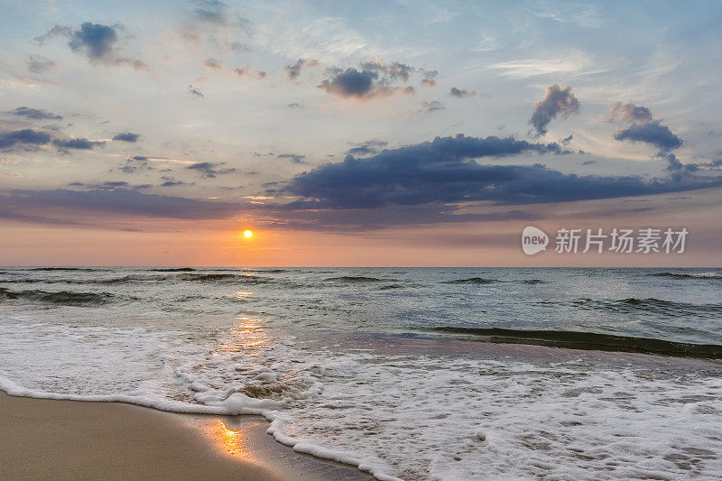 海上日落