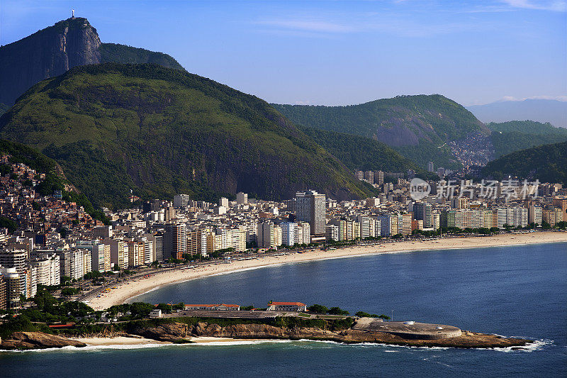 里约热内卢的科帕卡巴纳海滩
